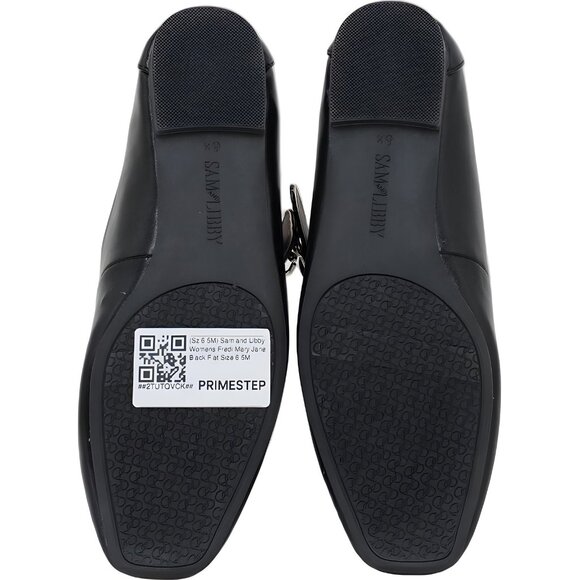 Sam & Libby Fredi Mary Jane Black Flats Strap Buckle Women's US 6.5M - Picture 6 of 6